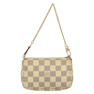 LOUIS VUITTON Damier Azur Mini Pochette Accessoires Pouch N63005 LV Auth 144302 - 0