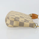 LOUIS VUITTON Damier Azur Mini Pochette Accessoires Pouch N63005 LV Auth 144302-3