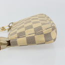 LOUIS VUITTON Damier Azur Mini Pochette Accessoires Pouch N63005 LV Auth 144302-4
