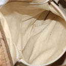 CHANEL Wild Stitch Shoulder Bag Leather Brown Gold CC Auth 144304-19