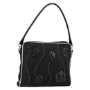 PRADA Shoulder Bag Nylon Black Silver Auth 144308-1