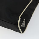 PRADA Shoulder Bag Nylon Black Silver Auth 144308-12