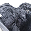 PRADA Shoulder Bag Nylon Black Silver Auth 144308-20