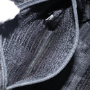 PRADA Shoulder Bag Nylon Black Silver Auth 144308-21