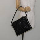 PRADA Shoulder Bag Nylon Black Silver Auth 144308-24