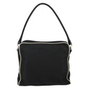 PRADA Shoulder Bag Nylon Black Silver Auth 144308-3