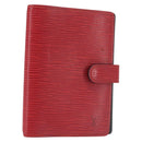 LOUIS VUITTON Epi Agenda PM Day Planner Cover Red R20057 LV Auth 144309-1