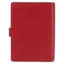 LOUIS VUITTON Epi Agenda PM Day Planner Cover Red R20057 LV Auth 144309-2