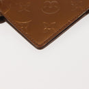 LOUIS VUITTON Vernis Agenda PM Day Planner Cover Bronze R21004 LV Auth 144310-10