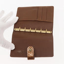 LOUIS VUITTON Vernis Agenda PM Day Planner Cover Bronze R21004 LV Auth 144310-13