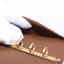 LOUIS VUITTON Vernis Agenda PM Day Planner Cover Bronze R21004 LV Auth 144310-17