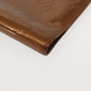LOUIS VUITTON Vernis Agenda PM Day Planner Cover Bronze R21004 LV Auth 144310-8