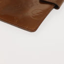 LOUIS VUITTON Vernis Agenda PM Day Planner Cover Bronze R21004 LV Auth 144310-9