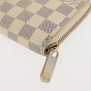 LOUIS VUITTON Damier Azur Zippy Wallet Long Wallet N60019 LV Auth 144314-16
