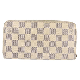 LOUIS VUITTON Damier Azur Zippy Wallet Long Wallet N60019 LV Auth 144314 - 0