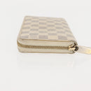 LOUIS VUITTON Damier Azur Zippy Wallet Long Wallet N60019 LV Auth 144314-4