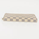 LOUIS VUITTON Damier Azur Zippy Wallet Long Wallet N60019 LV Auth 144314-6