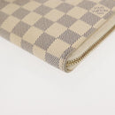 LOUIS VUITTON Damier Azur Zippy Wallet Long Wallet N60019 LV Auth 144314-7