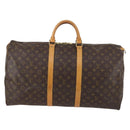 LOUIS VUITTON Monogram Keepall 55 Boston Bag M41424 LV Auth 144324-2