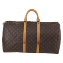 LOUIS VUITTON Monogram Keepall 55 Boston Bag M41424 LV Auth 144324-3