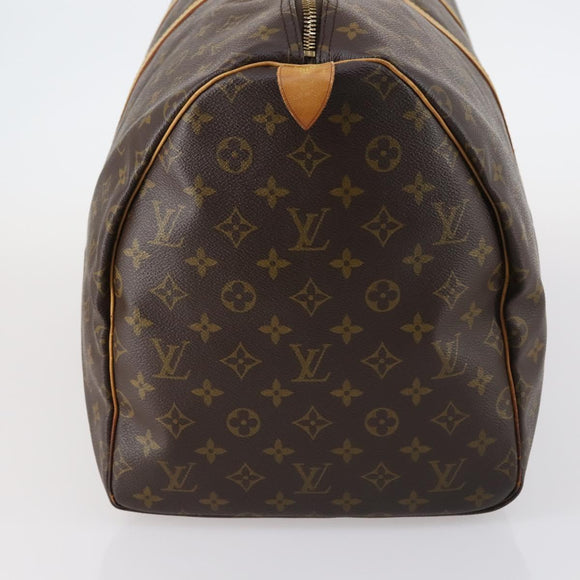 LOUIS VUITTON Monogram Keepall 55 Boston Bag M41424 LV Auth 144324