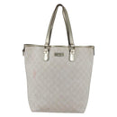 GUCCI GG Supreme Tote Bag PVC Ivory Gold 189896 Auth 144327-13