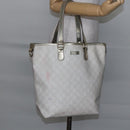 GUCCI GG Supreme Tote Bag PVC Ivory Gold 189896 Auth 144327-21
