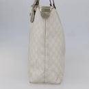 GUCCI GG Supreme Tote Bag PVC Ivory Gold 189896 Auth 144327-4