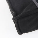 HERMES Fourre Tout PM Hand Bag Canvas Black Silver Auth 144331-16