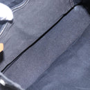 HERMES Fourre Tout PM Hand Bag Canvas Black Silver Auth 144331-10