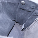 HERMES Fourre Tout PM Hand Bag Canvas Black Silver Auth 144331-19