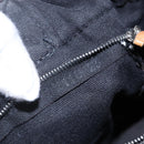 HERMES Fourre Tout PM Hand Bag Canvas Black Silver Auth 144331-12