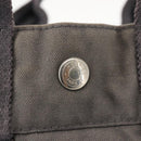 HERMES Fourre Tout PM Hand Bag Canvas Gray Silver Auth 144332-17