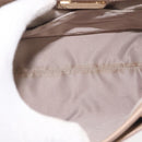 Salvatore Ferragamo Chain Vala Shoulder Bag Leather 2way Pink Gold Auth 144333-11