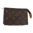 LOUIS VUITTON Monogram Poche Toilette 15 Pouch M47546 LV Auth 144339-1