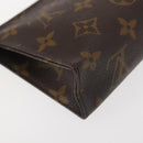 LOUIS VUITTON Monogram Poche Toilette 15 Pouch M47546 LV Auth 144339-15