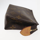 LOUIS VUITTON Monogram Poche Toilette 15 Pouch M47546 LV Auth 144339-3
