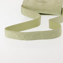 CHANEL Matelasse Shoulder Bag Suede Green Gold CC Auth 144342-7