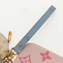 LOUIS VUITTON Monogram Empreinte Pochette Trio Pouch Pink M80407 LV Auth 144344A-24