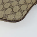 GUCCI GG Supreme Web Sherry Line Bag PVC Beige Gold 904 02 047 Auth 144351-16