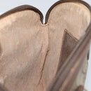 GUCCI GG Supreme Web Sherry Line Bag PVC Beige Gold 904 02 047 Auth 144351-21