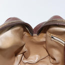 CELINE Macadam Canvas Shoulder Bag PVC Beige Gold Auth 144356-20