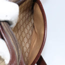 CELINE Macadam Canvas Shoulder Bag PVC Beige Gold Auth 144356-22