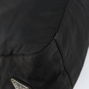 PRADA Shoulder Bag Nylon Black Silver Auth 144357-14