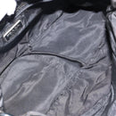 PRADA Shoulder Bag Nylon Black Silver Auth 144357-10