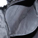 PRADA Shoulder Bag Nylon Black Silver Auth 144357-21