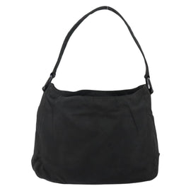 PRADA Shoulder Bag Nylon Black Silver Auth 144357 - 0
