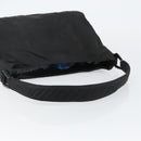 PRADA Shoulder Bag Nylon Black Silver Auth 144357-7