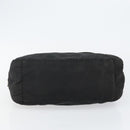 PRADA Shoulder Bag Nylon Black Silver Auth 144357-5