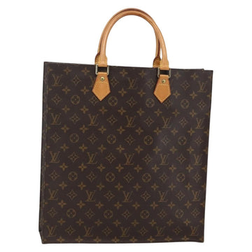 LOUIS VUITTON Monogram Sac Plat Hand Bag M51140 LV Auth 144364